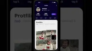 Flutter: Create Profile Page UI  With Masonry Gallery View 