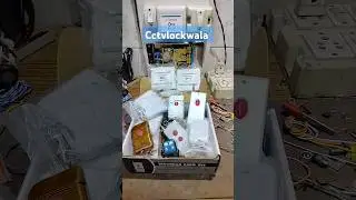 Electronic Door Lock Power Supply Connection, Electric Lock Button Connection 