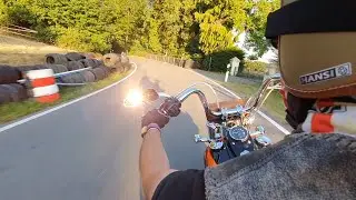 Uphöfener Berg - Nice ride at sunset, with my Old Lady, over the "Uphöfener Berg"