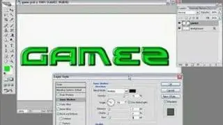 Photoshop Video game text effect