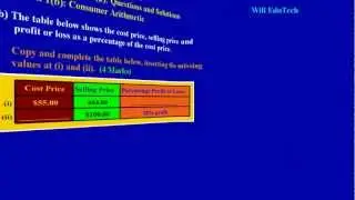 CSEC CXC Maths Past Paper 2 Question 1b May 2012 Exam Solutions (Answers)_ by Will EduTech