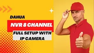 Dahua NVR 8 channel full configure with 4 Ip Camera #ITSOMNATH