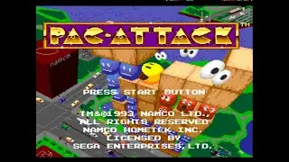 Pac-Attack (Genesis Version) Gameplay (Normal Mode)