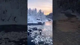 Step into the winter fairytales in FINLAND  #nature #shorts #travel