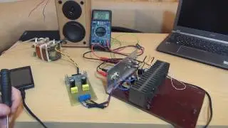 Experiment with an amplifier. Protection of bipolar power supply.