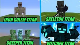 MINECRAFT Tapi Semua Mobs Adalah ATTACK ON TITAN!
