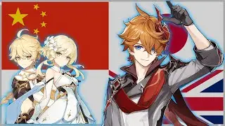 Childe's Greetings to Male and Female Traveler, in All Languages! [Genshin Impact]