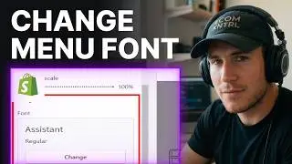 How to Change Menu Font Size on Shopify (2026) | Theme Typography