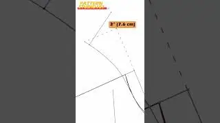 Peaked Collar Pattern Making_How to draft Jacket Collar and Lapel [Pattern Making Tutorial]