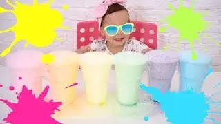 Делаем вулкан из цветной пены. Учим цвета / Learn colours