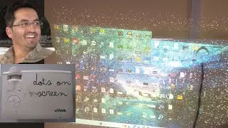 Vivitek DLP Projector Model D536X showing white Dots on the Screen , How to solve dots on the screen