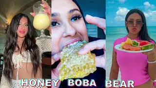 *1 HOUR* HONEYBOBABEAR Shorts Compilation #4 | HoneyBobaBear TikToks