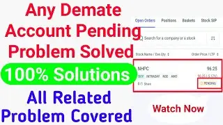 Any Demate Account Pending Problem Solved | How to Solved Angel One Pending Problem |