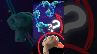 Объекты по кривой с помощью GeoNodes  