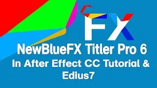 Newbluefx Titler Pro6 Ultimate In After Effect CC & Edius Pro 7