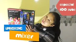 UMBOXING de batidora Mixer Morley - Especial 100 subs