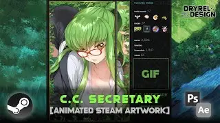 C.C. Secretary | Animated Steam Artwork Speed Art [DryreL]