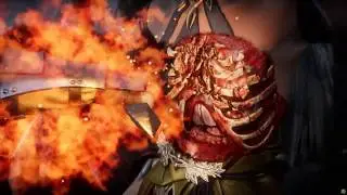 Mortal Kombat 11 krushing blow (Scorpion vs Sindel)