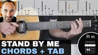 Ben. E King - Stand By Me Play Along Guitar with Tab & Chords