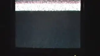CRT TV slow-motion power off (bad quality)