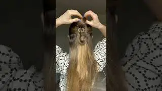 Quick Hairstyles tutorial #shortvideo #tutorial #hairstyle #tips #hacks #hair #haircare #trending #1