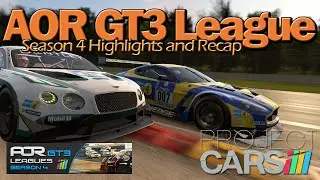 AOR GT3 Elite League Season 4 Highlights & Recap (PC/Project CARS)