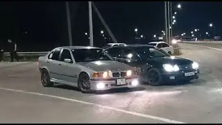 BMW E36 3.0 ЗАЕЗД с ДВУМЯ TOYOTA ARISTO 2JZ GTE | MARK 2 750 сил vs BMW G21 340I | ЗАЕЗД С C55 W203
