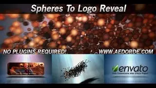 Spheres To Logo Reveal - After Effects Project