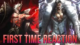 FIRST TIME REACTION TO THE NEW SWAIN SKINS