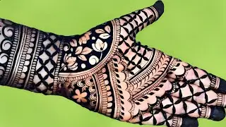 Easy Mehndi Design For Eid🔥Mehandi design for Front Hand🔥 आसान मेंहदी डिजाइन @FASHIONHAUL93