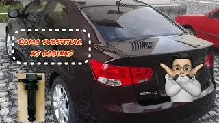 Como trocar as bobinas de ignição do Kia Cerato￼.