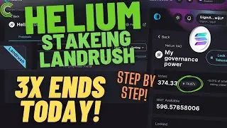 Helium Stakeing BONUS ENDS TODAY! Get More $SOL and Stake Your $HNT! Helium Network