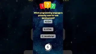 Which programming language is primarily used for web development?