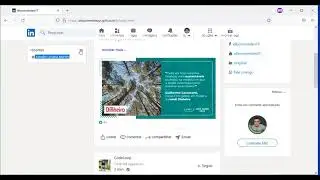 Recriei a interface do Linkedin