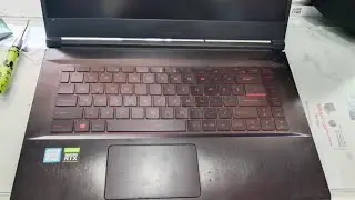how to open  MSI gaming laptop models  16w1 ( dead )