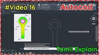 Video 16 Autocad | Autocad Practice Drawing