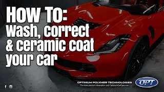 Corvette Red FLHow to rinseless wash, correct the paint and apply a ceramic coating - Opti-Coat
