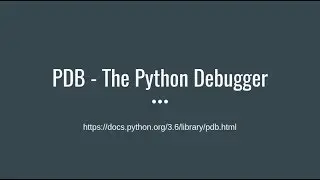 Belajar PDB Python Debugger