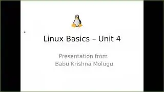 Linux Basics | Unit 4 | Linux Directory Structure | Part 1 of 2