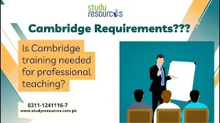 Cambridge Requirements??? Is a degree needed for Cambridge teaching?