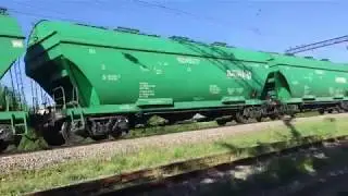 Электровоз ВЛ80Т - 1255 с грузовым поездом