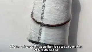 Crankcase Ventilation Filter CV52055 for Cummins QSB3.3 and QSB4.5