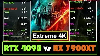 RX 7900 XT Overclocked vs RTX 4090 Shocking Benchmarks for gamers Testing Games FPS