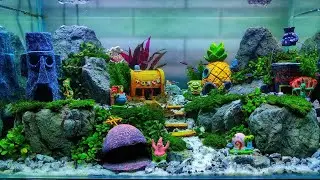#124 Aquarium spongebob paling keren