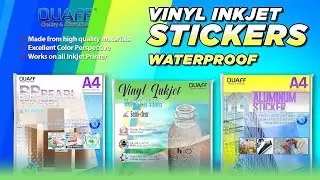 QUAFF VINYL INKJET STICKERS (WATERPROOF)