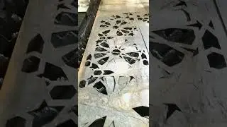 Лазерная резка. Узор машара #laser #lasercut #lasercutting