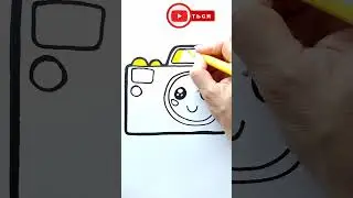 Раскрашиваем ФОТОАППАРАТ / Нарисуй Ка / Shorts