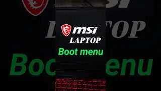Boot menu key of msi laptop 