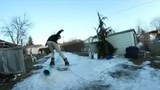 2018 backyard snowboard edit