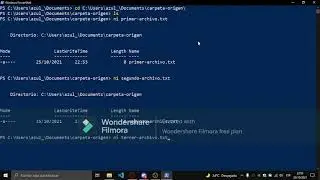 Cómo crear carpetas, archivos, enlaces soft y hard, mover, comprimir, extraer y borrar en Powershell